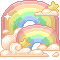 Double Rainbow Pixel
