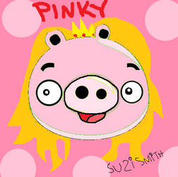 Pinky the princess pig