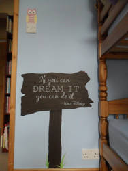 Walt Disney Quote Wall Painting
