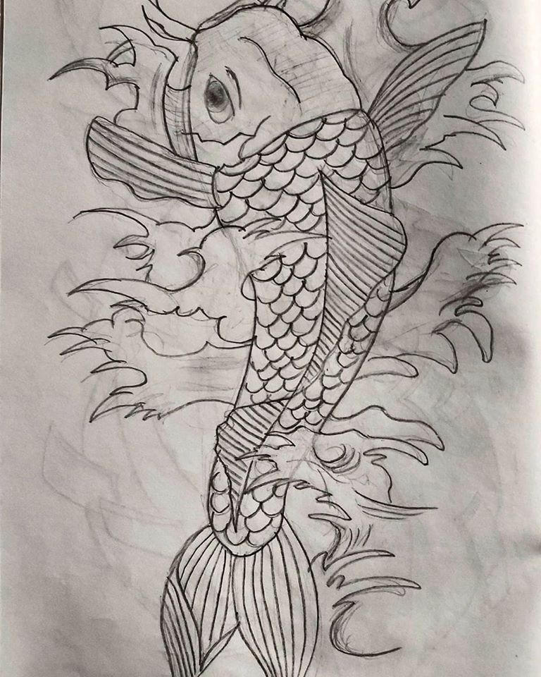 Fish Drawing by VGArt99 on DeviantArt