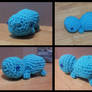 Crocheted Blue Turtle