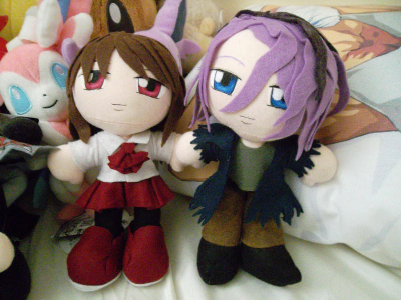 Ib and Garry plushies