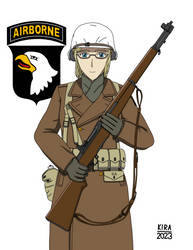 Juno Coren, 101st Airborne, 1944-45 (color)