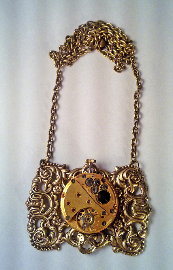 Steampunk Filigree Necklace