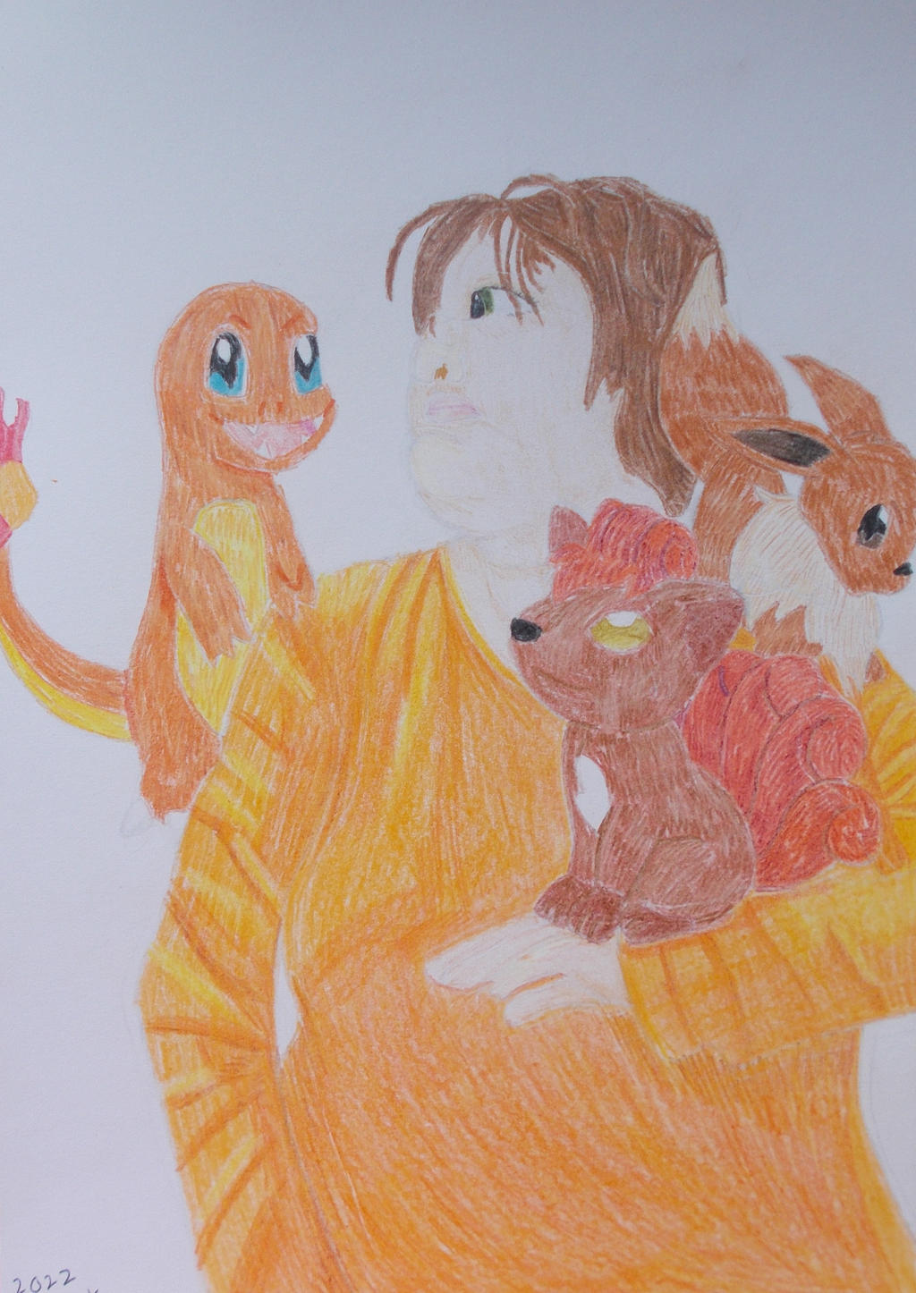 Me and my pokemon partners by Tiia-arts on DeviantArt