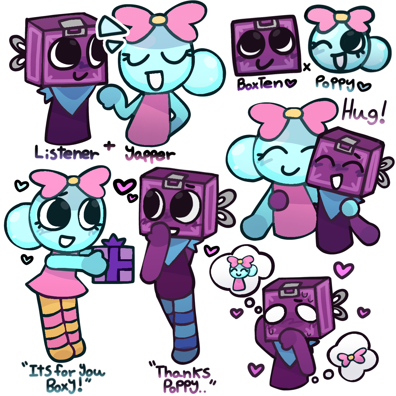Boxten x Poppy Art!! by popcornkit on DeviantArt