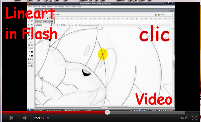 How I draw lineart in Flash 8