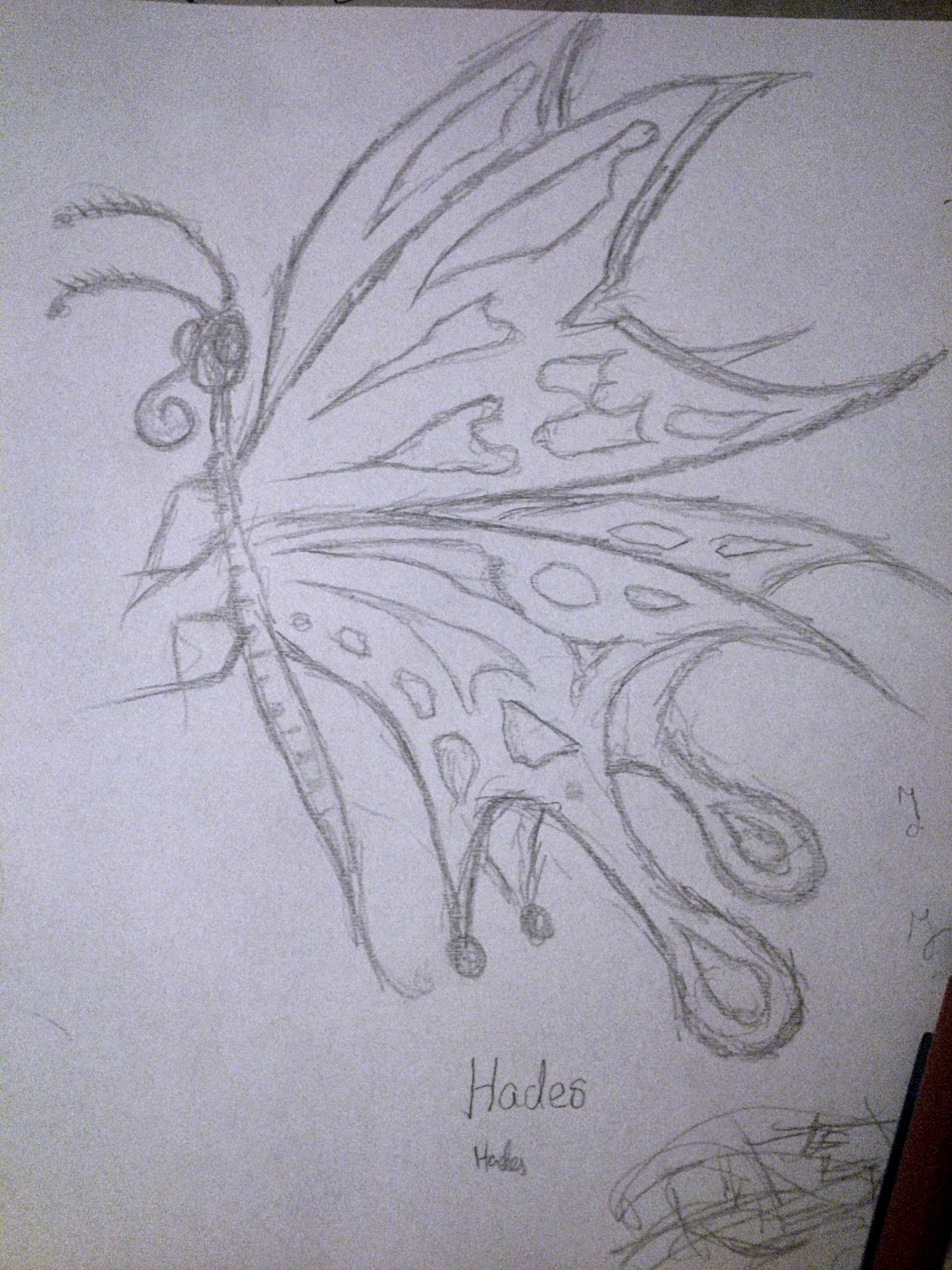 Butterfly - right hand