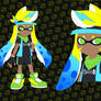 splatoon oc reference BlueBoltFox