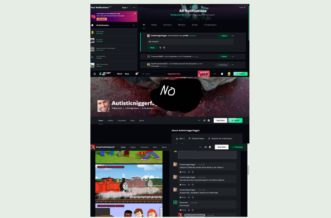 Deviantart is not safe why? by Hyenari6296 on DeviantArt