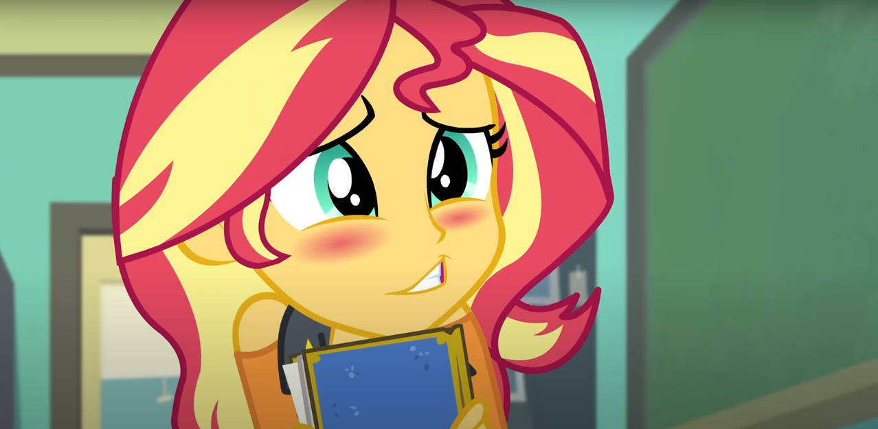 Deviantart Blushing Sunset Shimmer (Blushing) by Hyenari6296 on DeviantArt