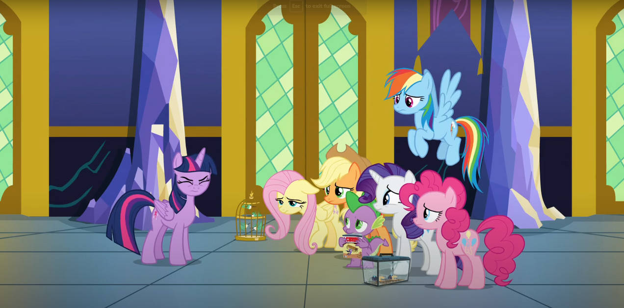 The Mane 6 and Spike by Hyenari6296 on DeviantArt