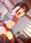 Too sunny outside. by Alseymoure