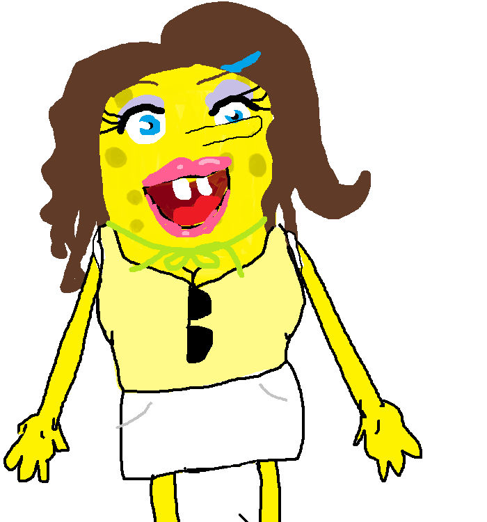 Spongebob In Drag by narutoyaoiart on DeviantArt