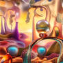 Birth of the Gazing Ball - wallpaper