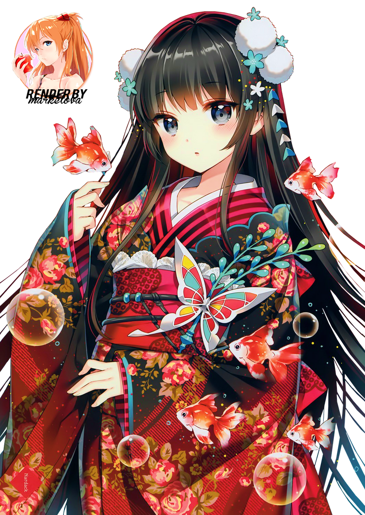 Anime Render | PNG by kmarkelova on DeviantArt
