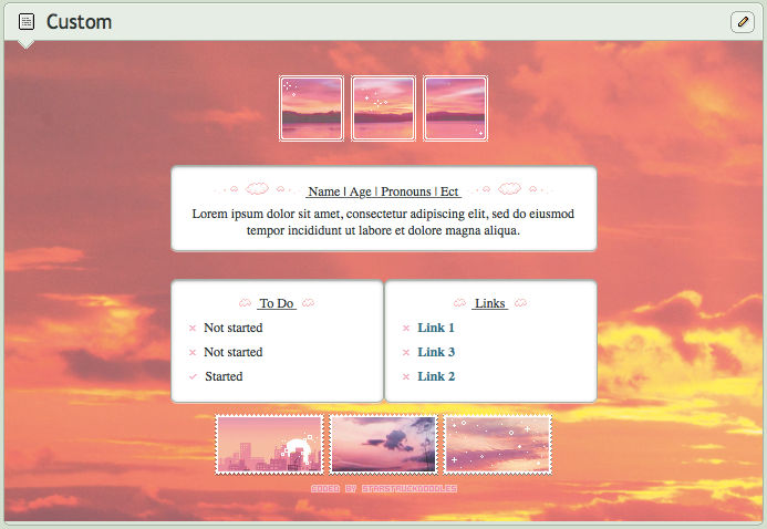 Rosy Sunset - F2U Custom Box Code by daydream-doodle on DeviantArt