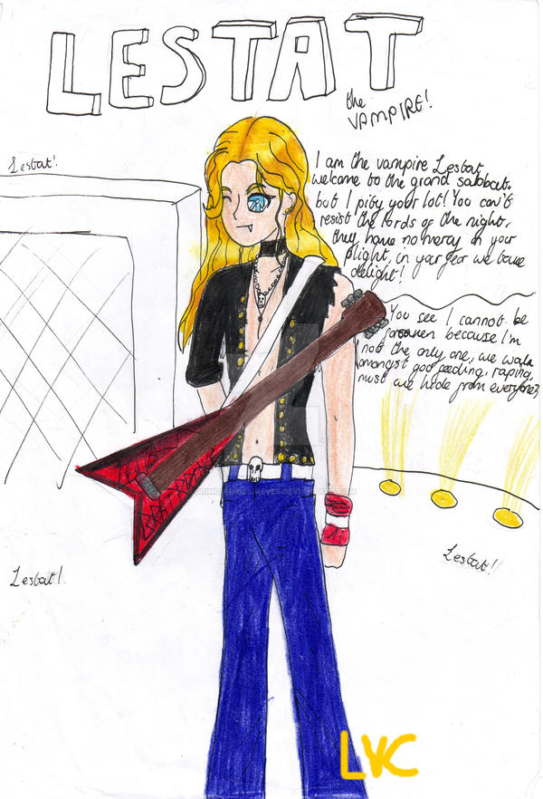 Lestat the rockstar by Grimoire-Des-Reves on DeviantArt