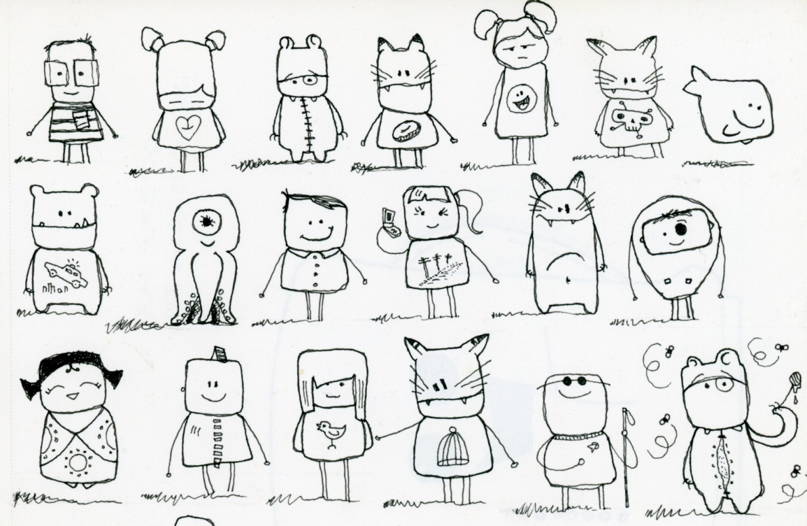 Line Characters Camera Line Characters by KC3HUB on DeviantArt