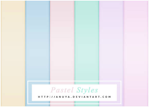 6 Free Pastel Styles