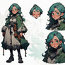 [AI ADOPT] Character Cute Green Girl - OPEN