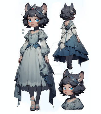 [ADOPT - OPEN] Princess Cat Girl Furry Anthro - AI