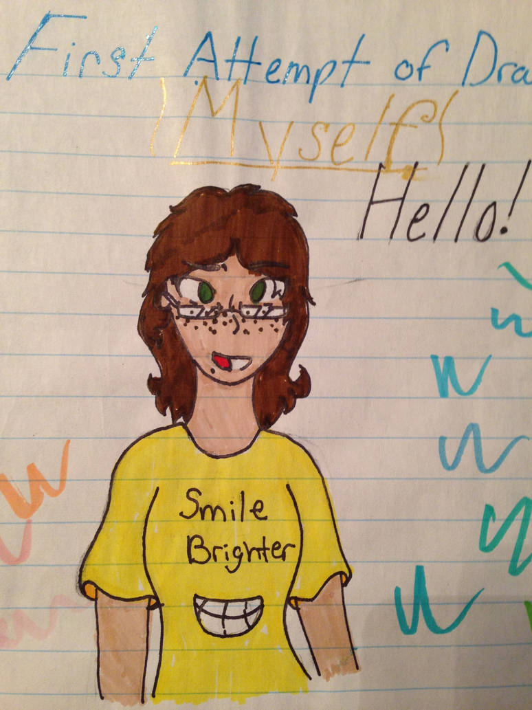 Draw Yourself Challenge by TheDawnCaster on DeviantArt