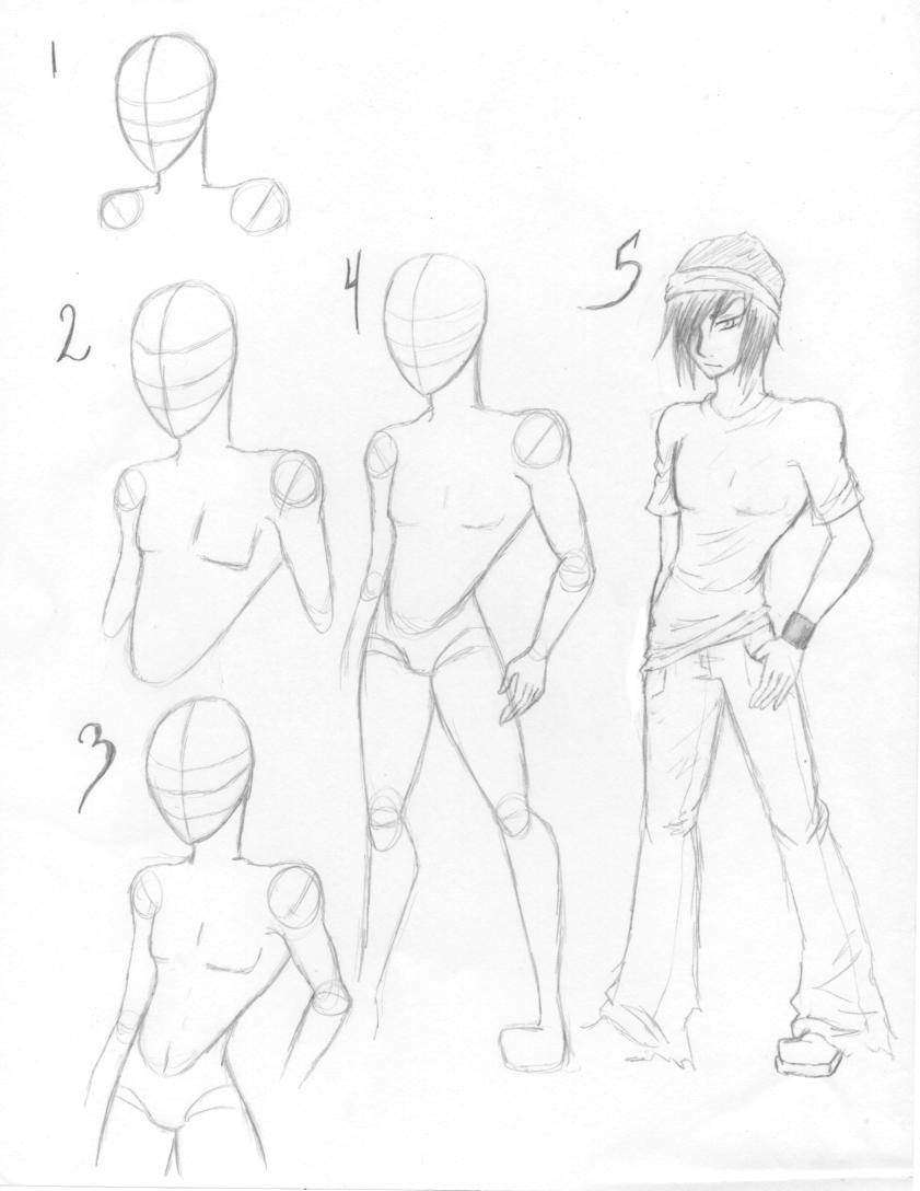How To Draw Male Bodies By Kt Zombie On Deviantart
