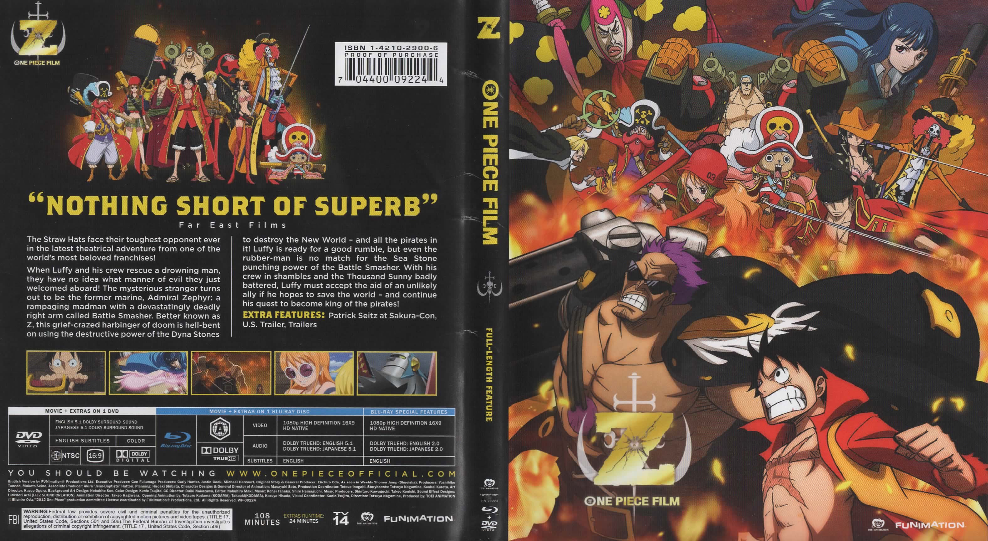 One Piece: Film Z - DVD