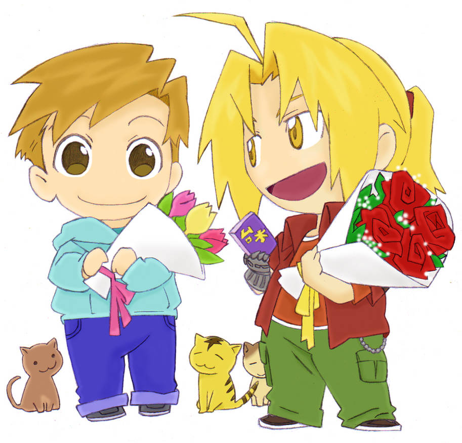 Rq- Chibis Edward and Alphonse