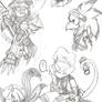 Sonic Wonderlanders sketches