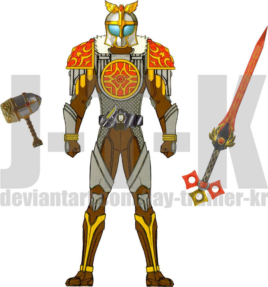 Kamen Rider Gridon Lychee With Weapons by jay-trainer-kr on DeviantArt