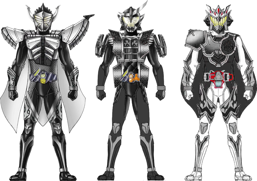 Monochrome Armored Rider by jay-trainer-kr on DeviantArt
