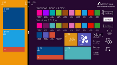 Windows 8 preview template