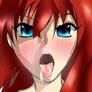 Rias Gremory swallows