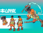 Loyal - Kunai Academy Char. Model - Commission