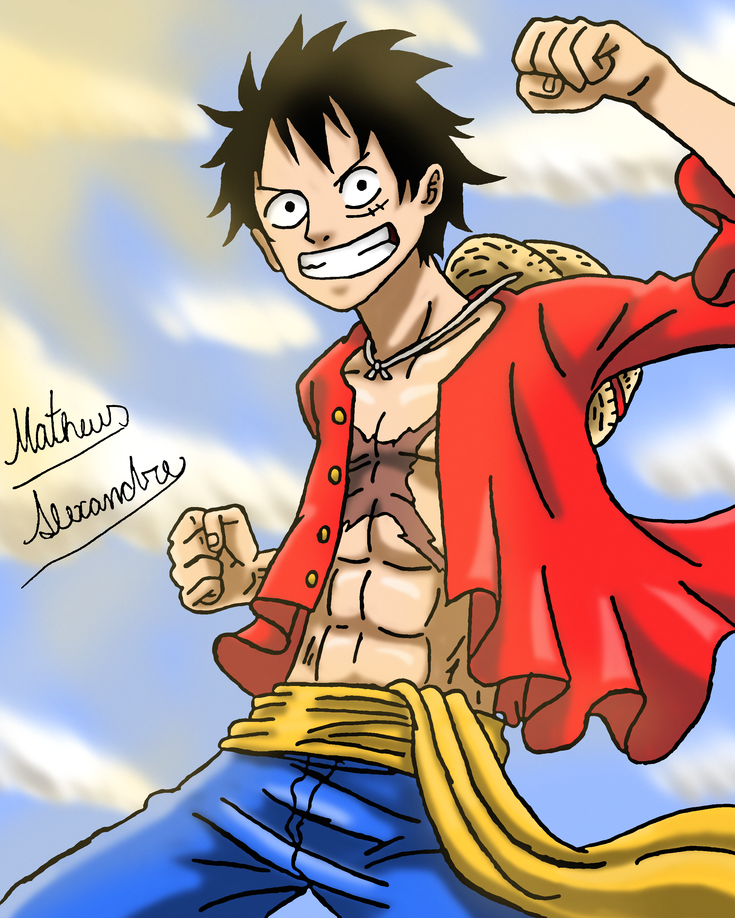 Perfil] Monkey D. Luffy  One Piece by DakuDesigner on DeviantArt