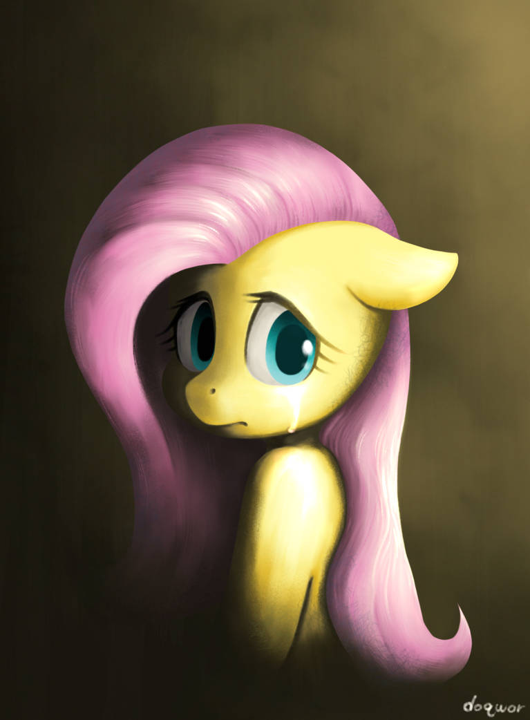 Flutter Sad Sad Fluttershy by doqwor on DeviantArt