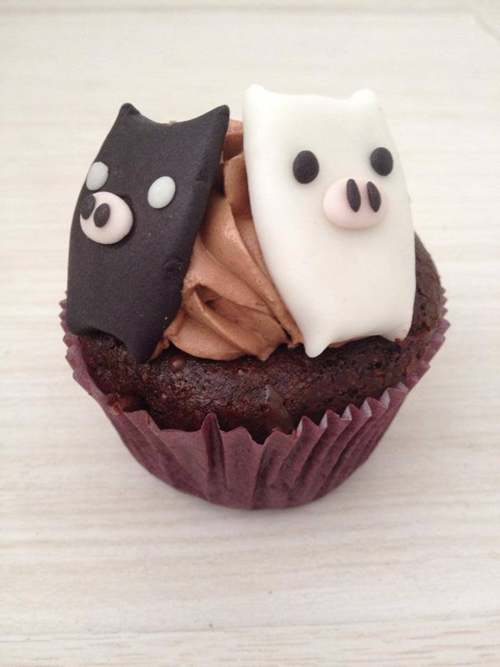 Monokoro Boo Cupcake