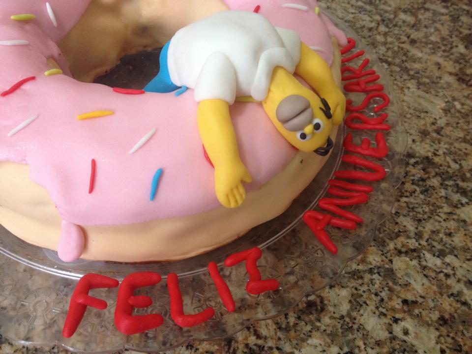 Homer Simpson Cake