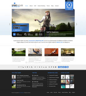 SportHouse WP Theme + Reservation system