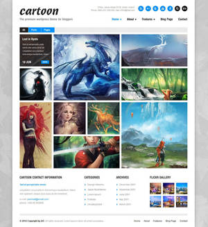 Cartoon: Responsive Portfolio/Blog/Corporate Theme