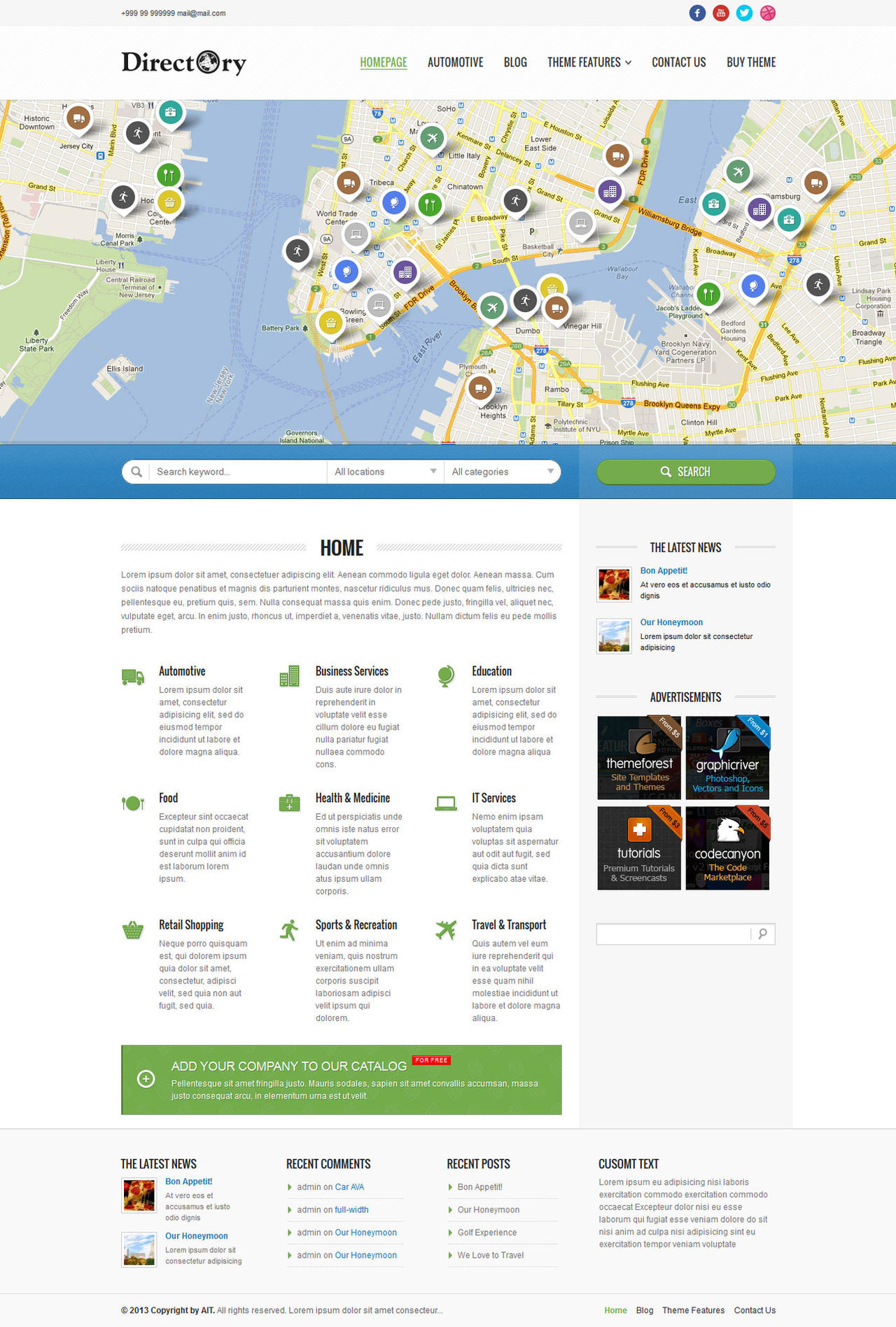 Directory Portal WP Theme by ait-themes