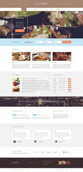GOURMET Wordpress theme for restaurants and bars