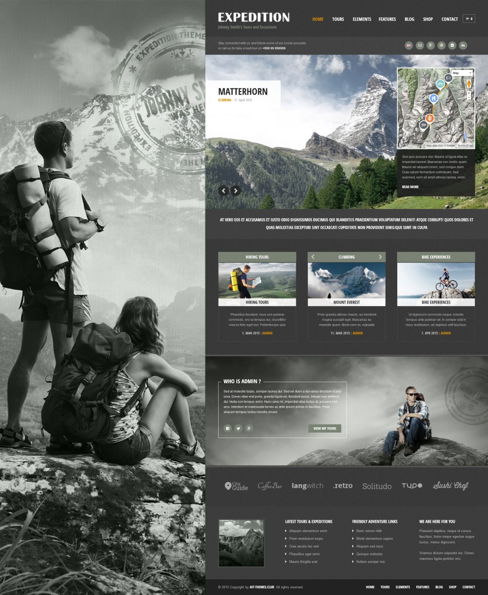 Expedition - WordPress Theme for Guides