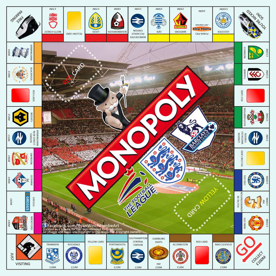 Football Monopoly by Rhyno777 on DeviantArt