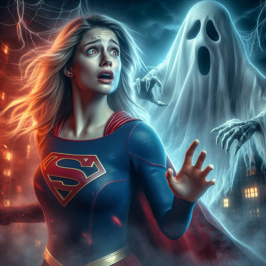 Scared by ghost - photorealistic by elodtrebor on DeviantArt