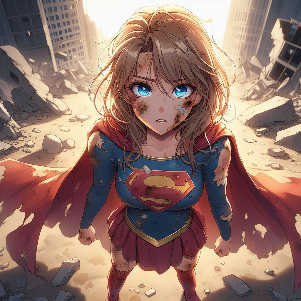 Super girl flying high by 0binobi on DeviantArt