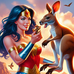 Wonder Woman and Jumpa 12