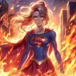 Supergirl through the fire 20